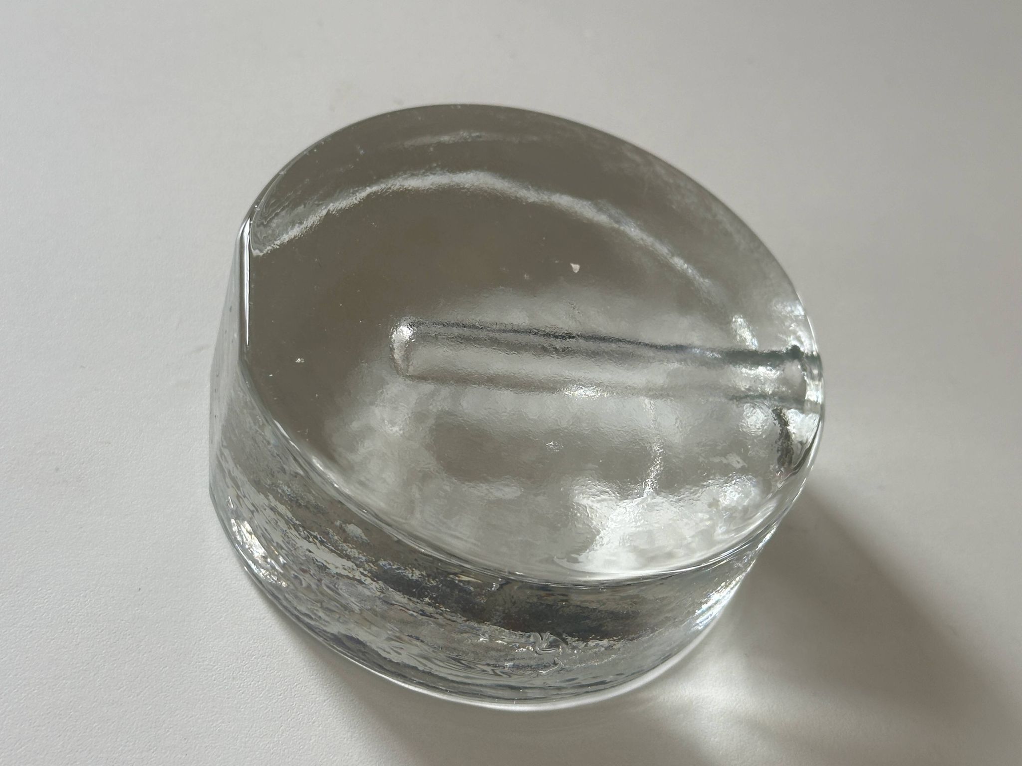 Walter glass vintage soliflore vase from the 70s