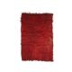 Vintage Turkish Hand-Knotted Wool Cotton Red Kilim Area Rug 94x144