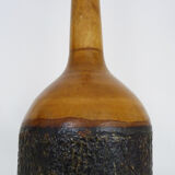 Jacaranda wood vase 1980s