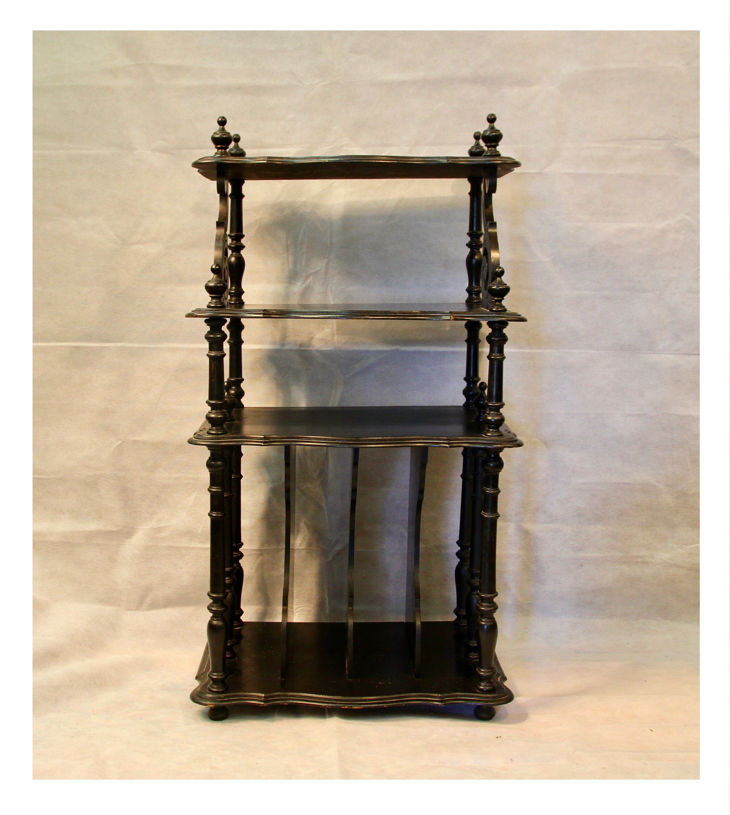 Music time blackened wooden locker Napoleon III