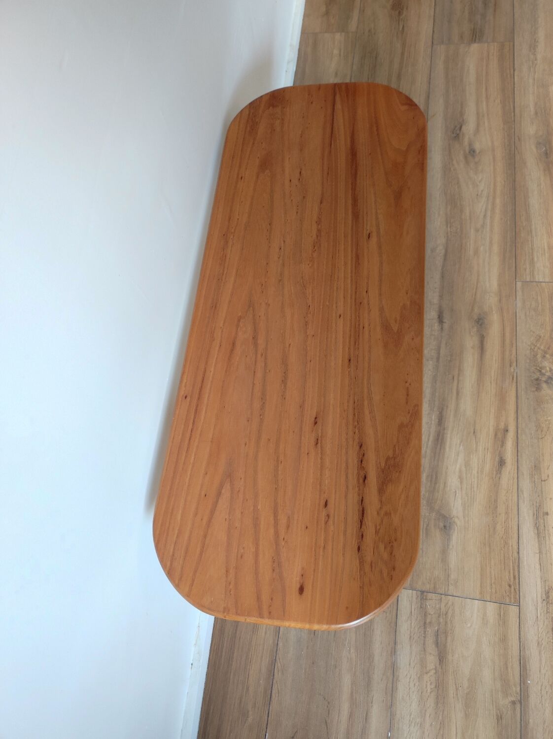 Scandinavian coffee table in solid elm