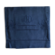 Old sheet in pure thread washed linen tinted in blue