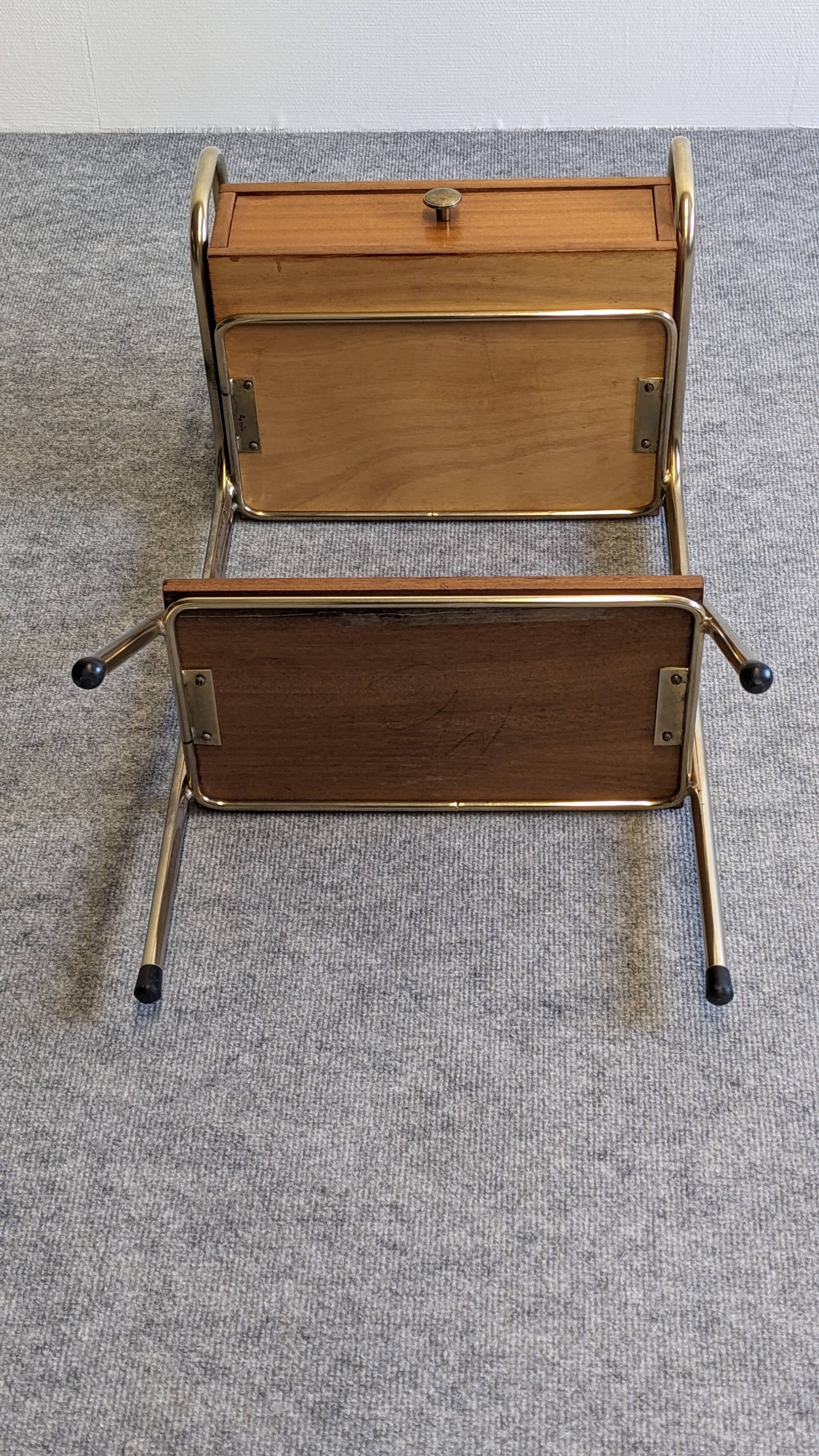 Bedside or side table by Jacques Hitier from the 50s/60s