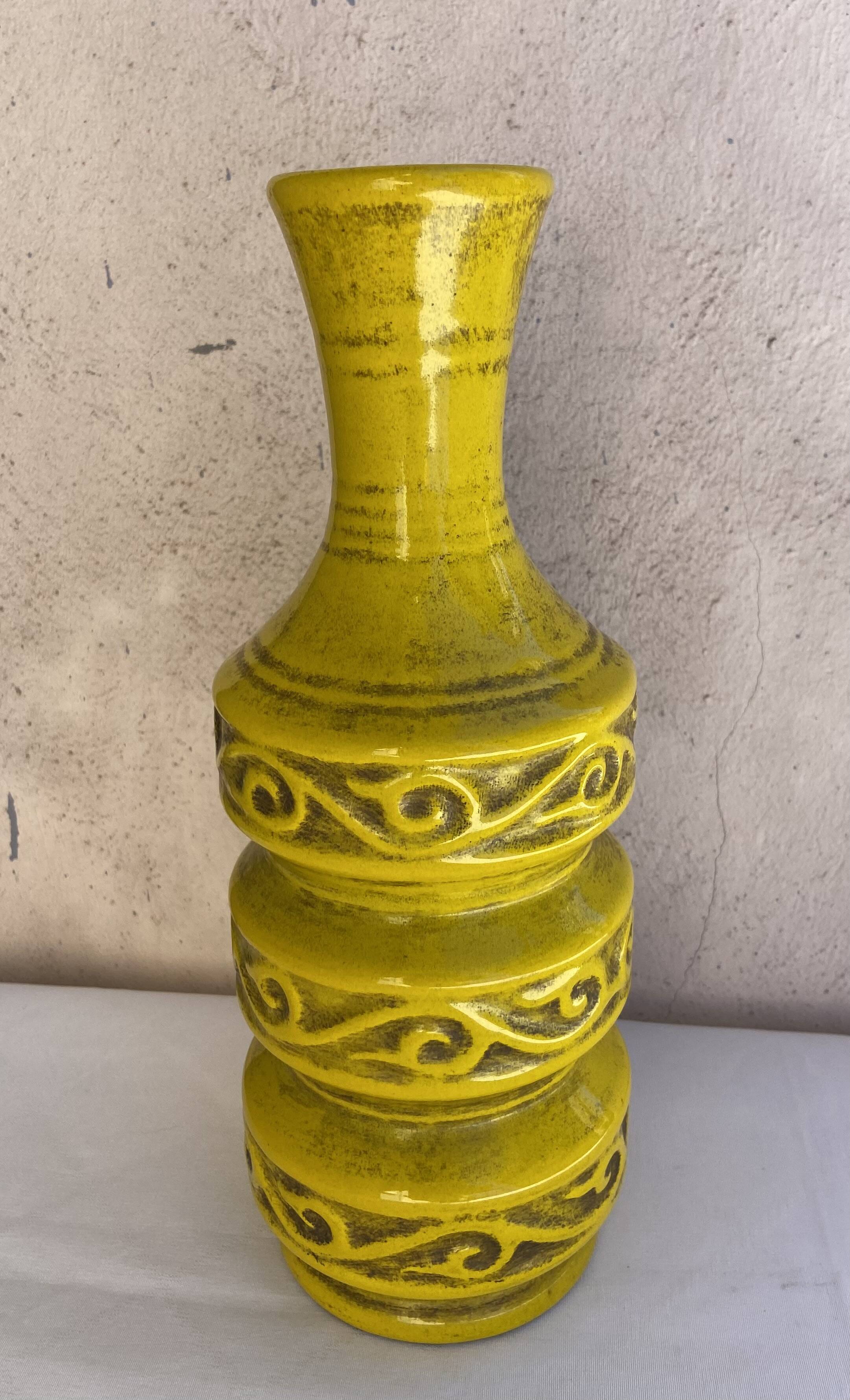 Vase Bitossi en céramique, Italie années 60