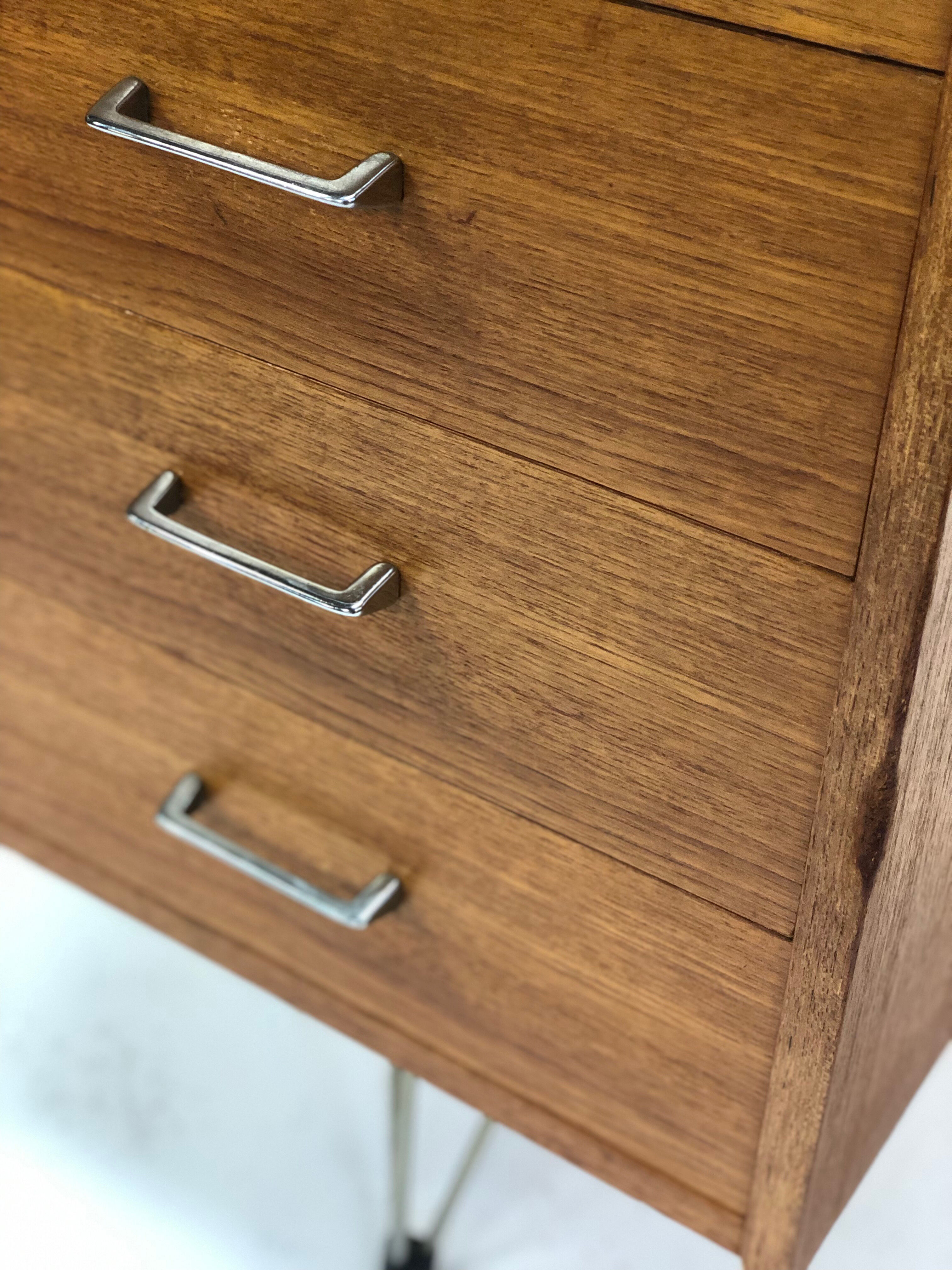 Designer Vintage Pastoe Cees Braakman desk of the 50s teak
