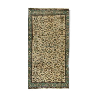 Anatolian handmade rug 241 x 122 cm