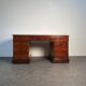 Bureau à caissons - acajou époque victorienne pedestal desk Angleterre XIXe