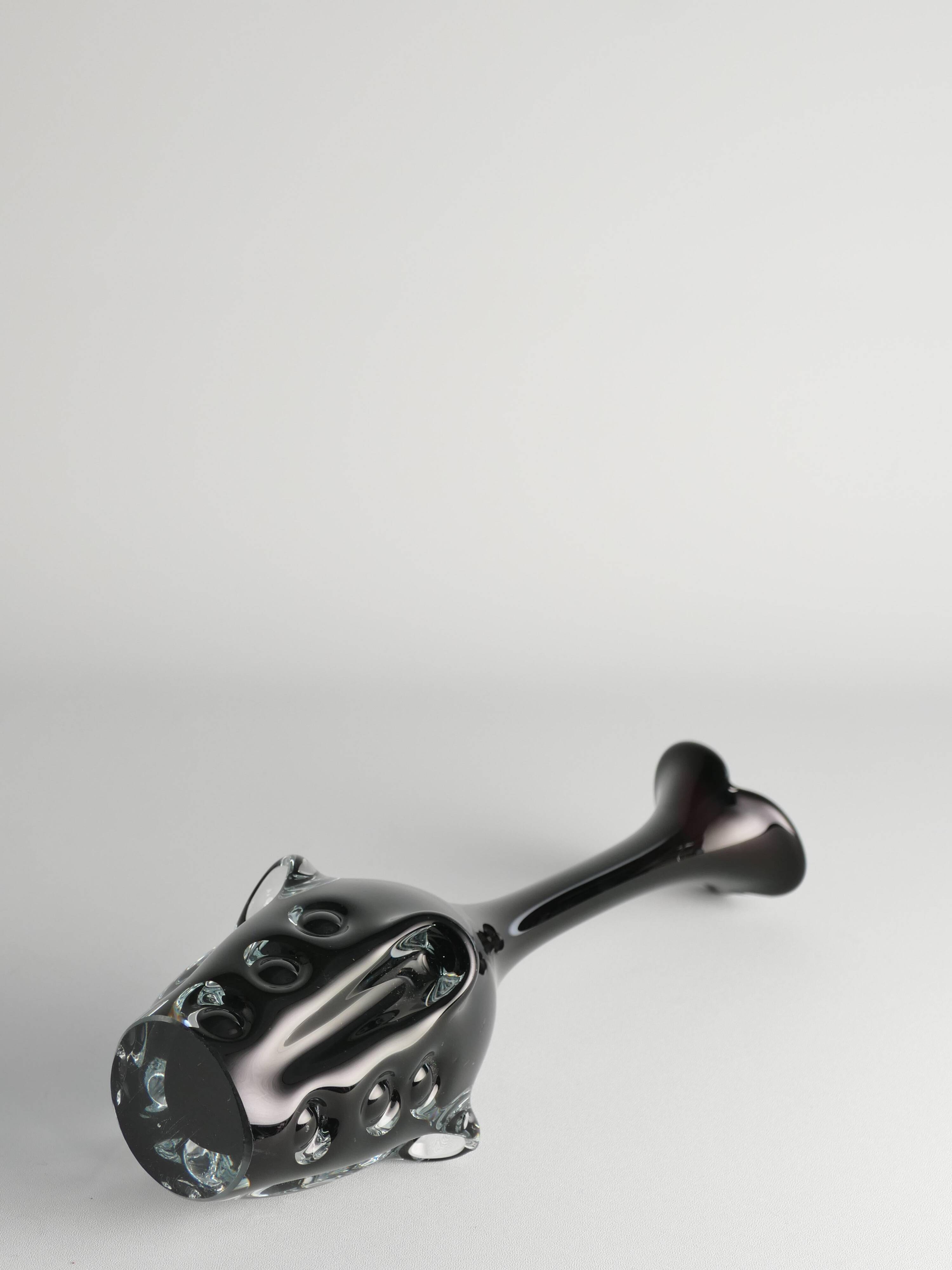 Scandinavian Modern Art Glass Vase by Börne Augustsson for Åseda