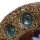 Vintage Scandinavian ceramic mirror 1960
