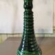 Large green ceramic candle holder Morocco