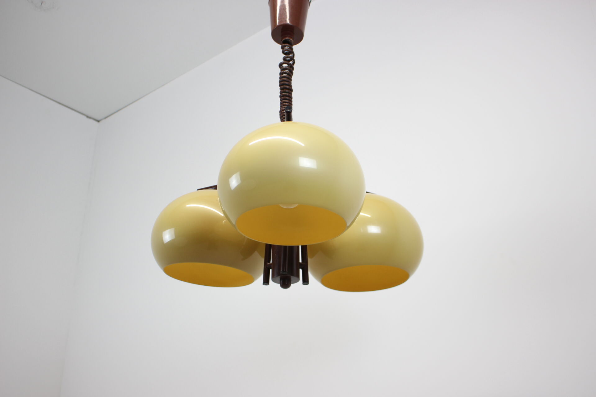 Mid-century adjustable chandelier, 1970's