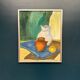 Original Swedish Oil On Panel – “Stilleben” By Helene Nilsson – Dated 1975 – Vintage & Framed – 48 × 40 Cm (18.9" × 15.7")