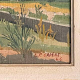 Oil on canvas by lucien pierre cadene