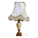 Antique alabaster floor lamp