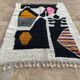 Moroccan handwoven wool rug 3x2 m