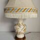 Vintage Moustiers earthenware lamp