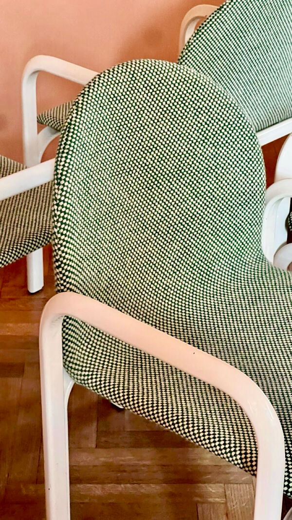Set de chaises Gae Aulenti Orsay Knoll années 70