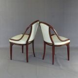 Pair of chairs by otto prutscher for thonet no. a845. circa 1930.