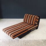Fold-out extendable lounge chair, 1970s
