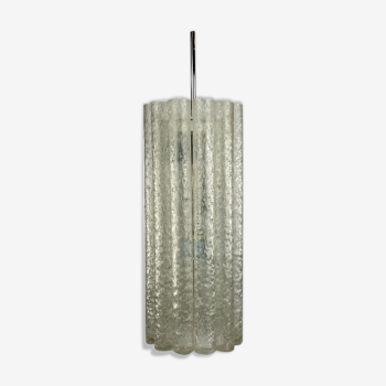 Suspension Doria chrome verre