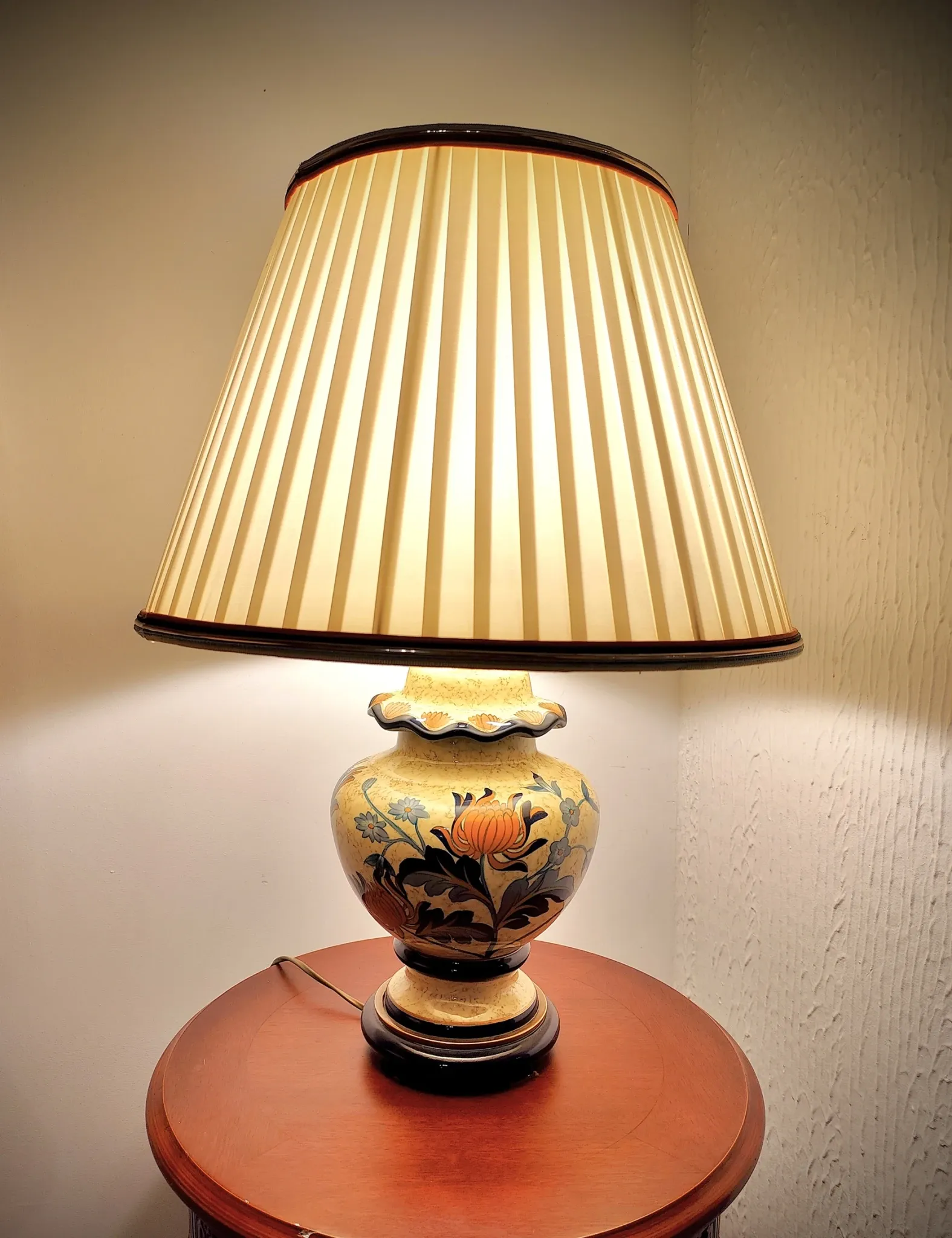 Lampe vintage céramique