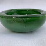 Venini green glass ashtray  Italy Toni Zuccheri Murano Giade 1960