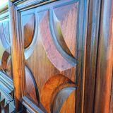 2 pairs of 19th century walnut doors