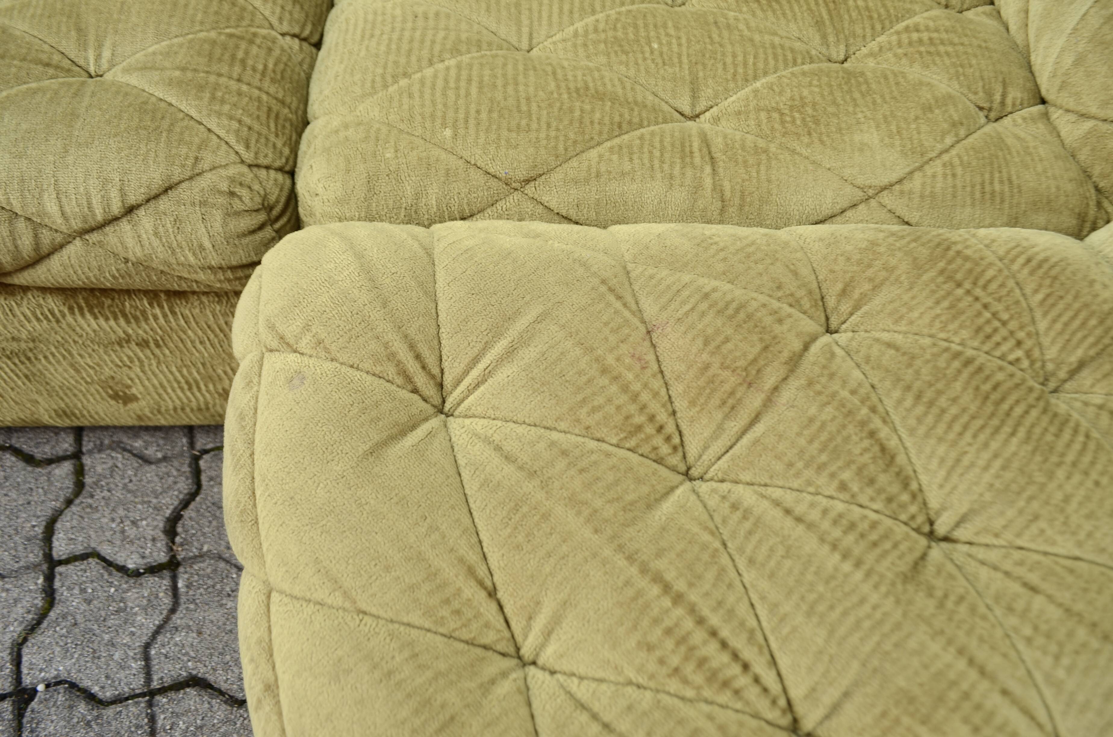 Vintage Laauser Modular Sofa green