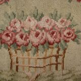 Antique Savonnerie French Carpet 1890 Handwoven Traditional French Antique Rug- 366x274cm