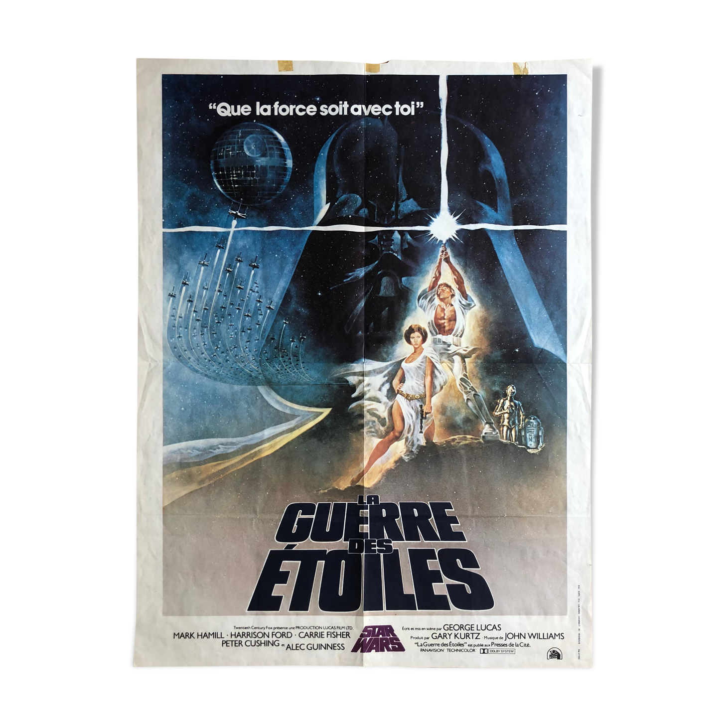 Original movie poster "Star Wars (Star Wars)" George Lucas