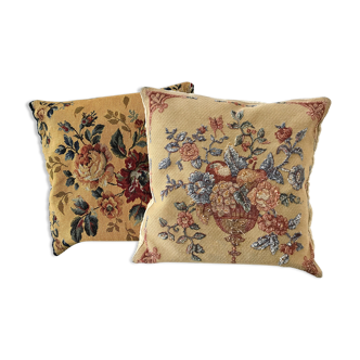 Duo of cushion covers 60s-70s