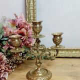 Brass candlestick / candelabra