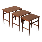 Danish teak nested tables
