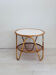 Table en rotin vintage des années 60
