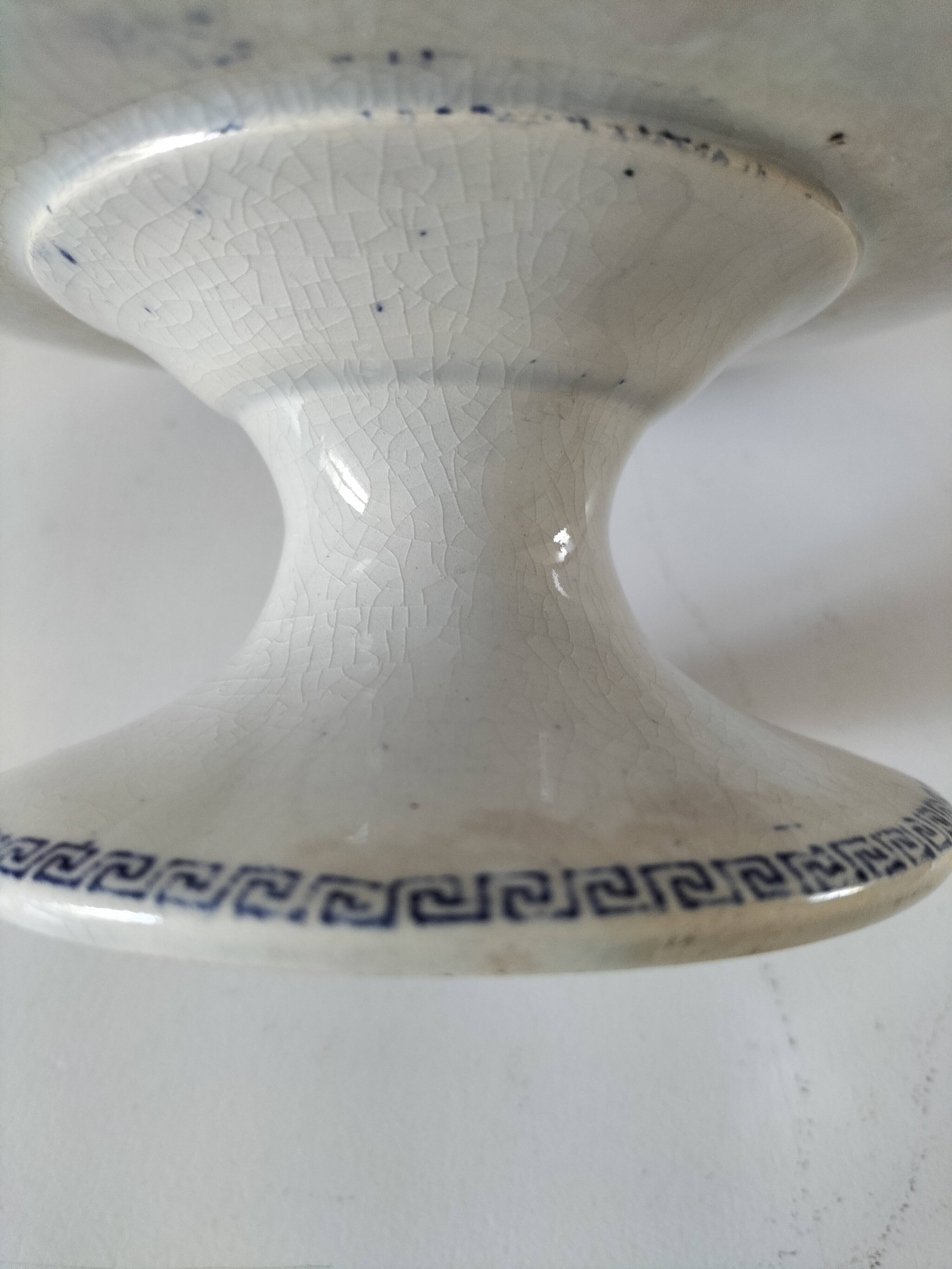 Creil & Montereau Marie-Louise model pedestal dish