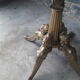 Italian coat rack brass and onyx