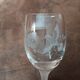 Set of 11 crystal footed digestif glasses