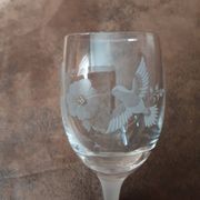 Lot de 11 verres à pied  digestif  cristal