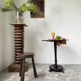 1900 lion paw pedestal table