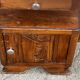 Art Deco bedside table in oak and marble