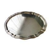 Service tray or stainless steel plate 47 x 33.5 cm