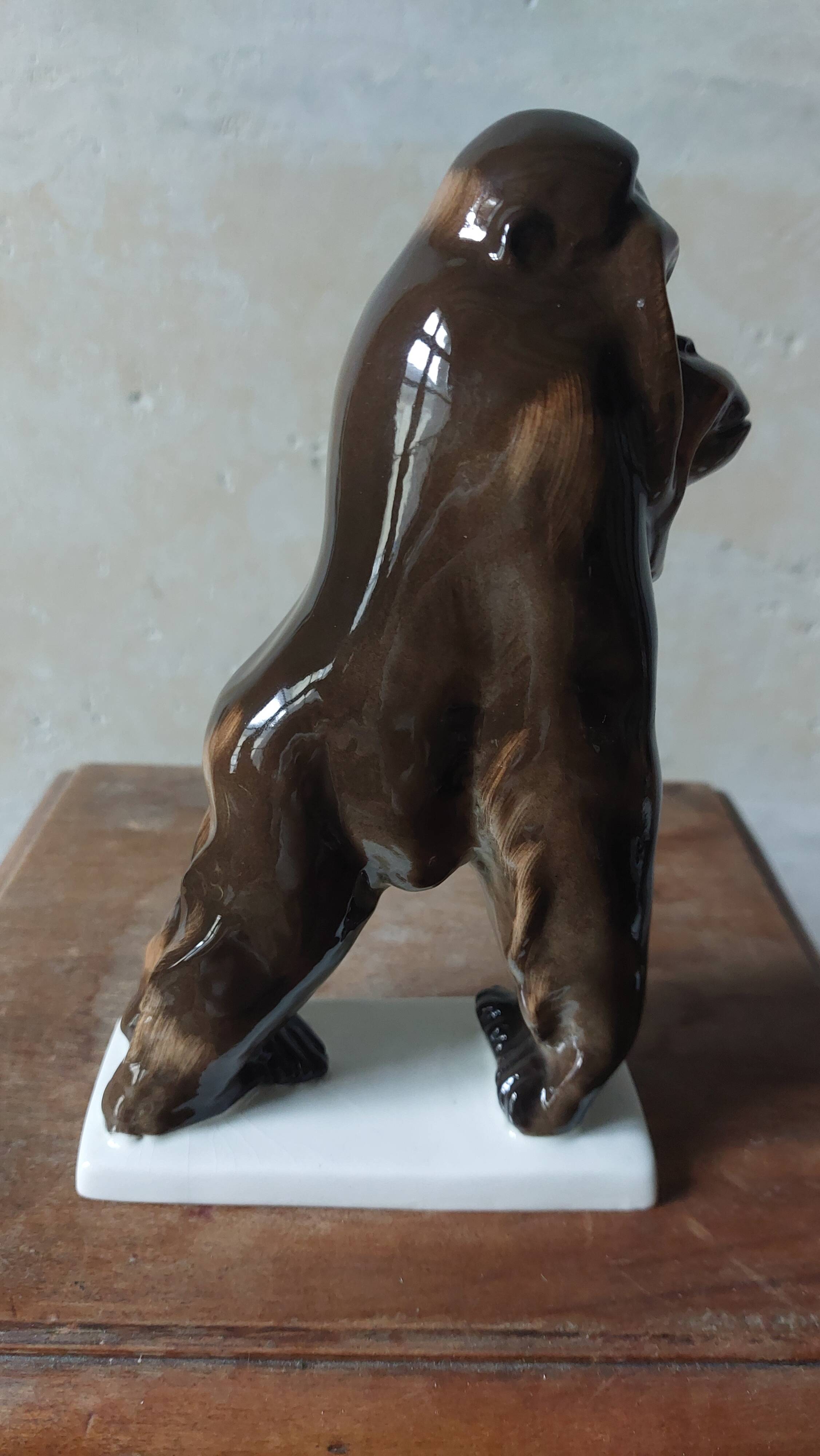 Russian porcelain monkey