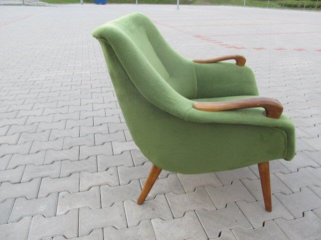 Paire de fauteuils années 50 design Rare