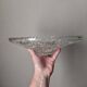 Cut glass fruit bowl