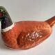 Pheasant ceramic box by Michel Caugant