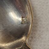 6 Art Nouveau silver-plated metal teaspoons