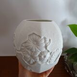 Vase boule biscuit Kaiser Germany M Frey signé
