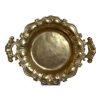 Tray with brass handles