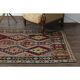 1970s Vintage Turkish Oushak Handmade Wool Cotton Pink Runner Rug 115x451