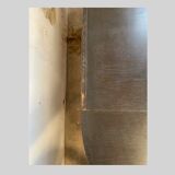 Dark wood extendable dining table, 1970s